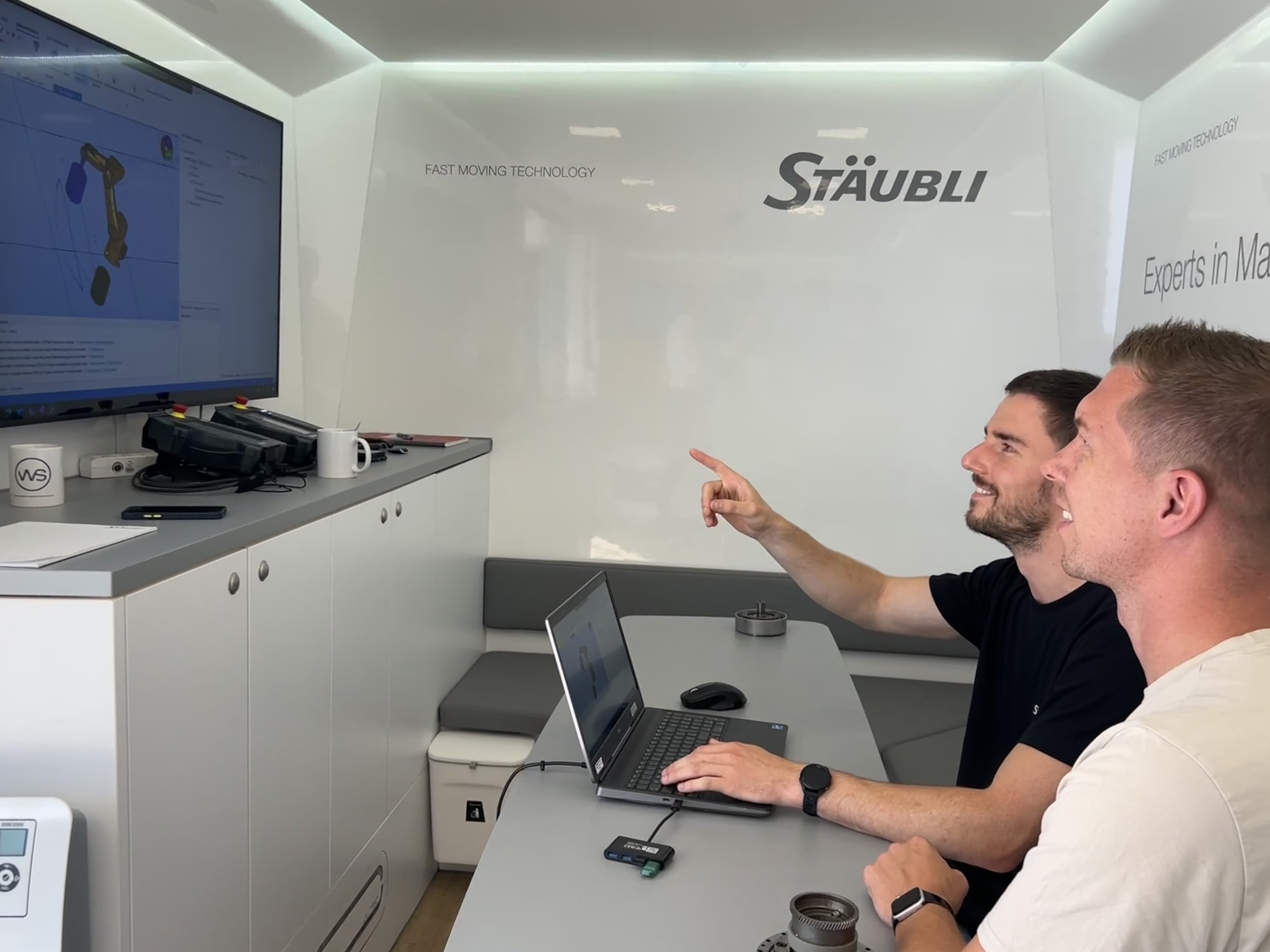 Visit from STÄUBLI at Walther Systemtechnik!