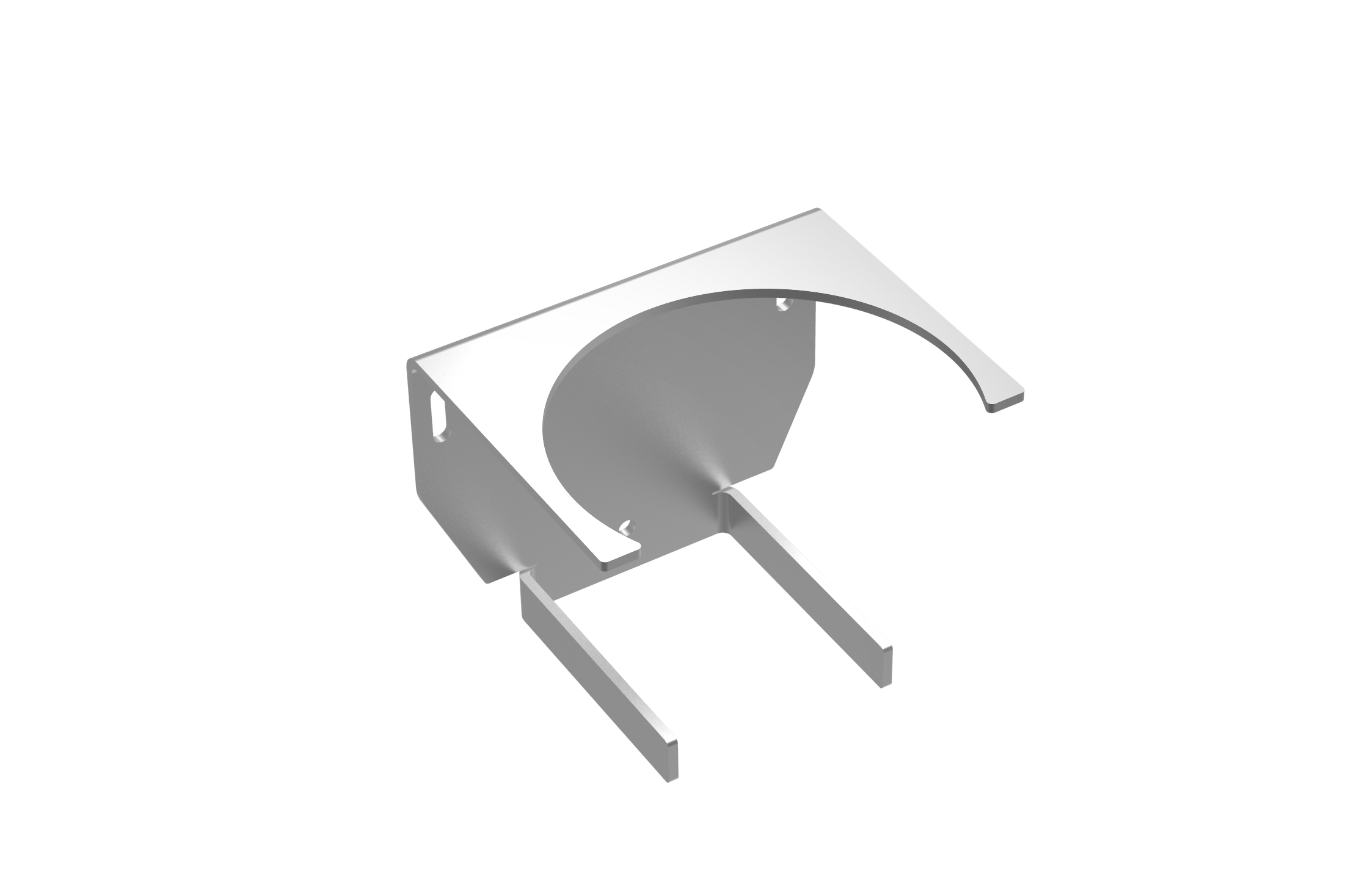 Wandhalterung für Materialdruckbehälter