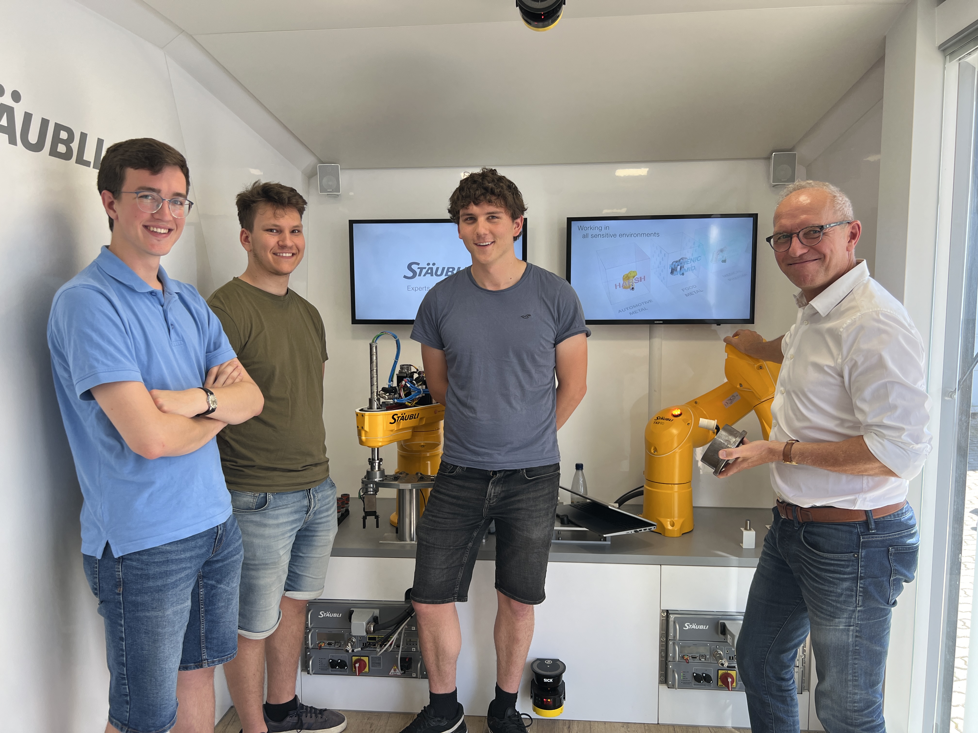 Visit from STÄUBLI at Walther Systemtechnik!